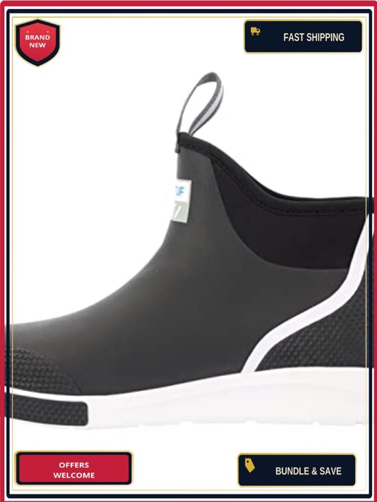 6 Inch Ankle Deck Boot Sport Waterproof Rubber Fishing Shoes main image 5